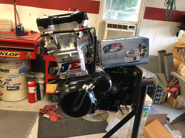 Suzuki GS Nitrous Engine with JE Pistons